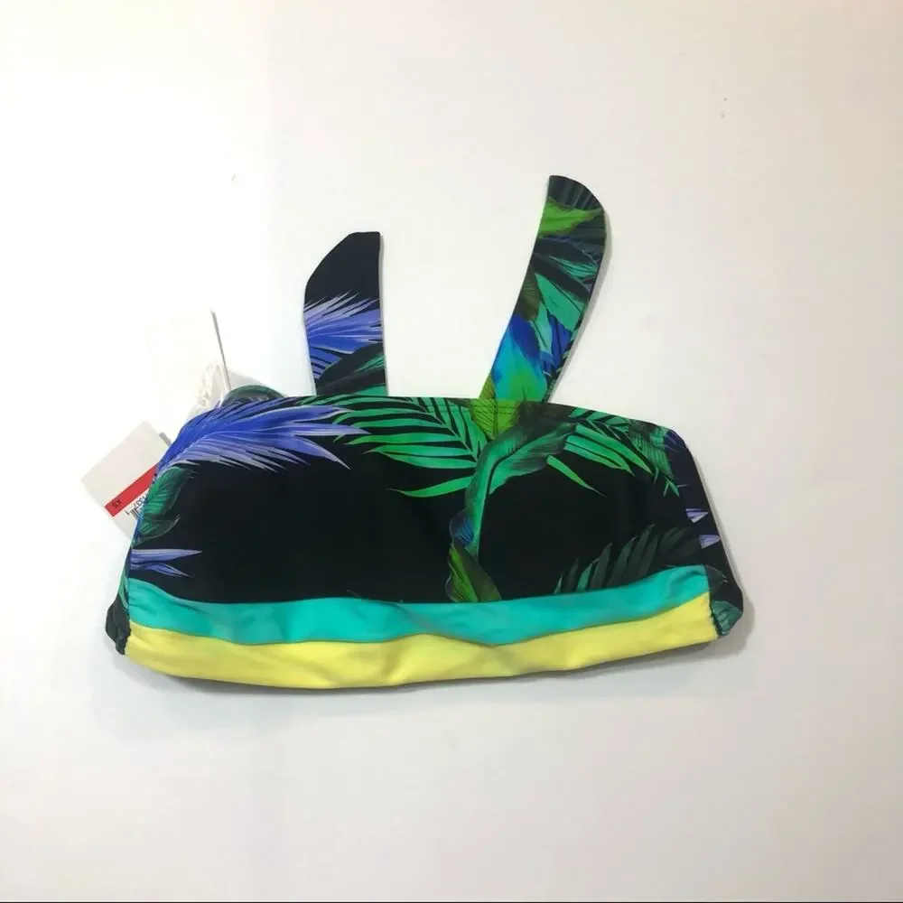 Salt+Cove Tropic Glo Bandeau Floral Swim Top